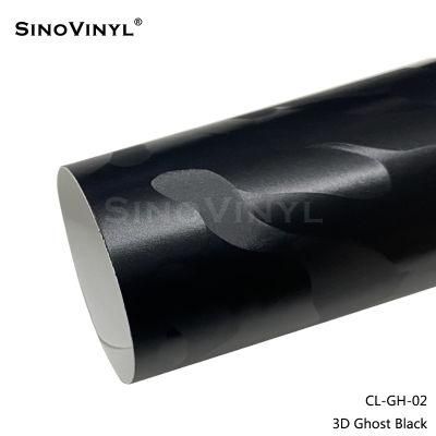 SINOVINYL High Quality Air Bubble Free 3D Ghost Car Wrap Vinyl For Whole Car Wrap Film