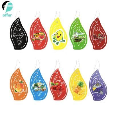 Hanging Fruit Scent Paper Car Air Freshener for Home or Car