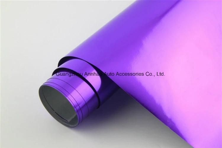 Wholesale 1.52*18m High Stretchable Chrome Mirror Car Wrap Vinyl