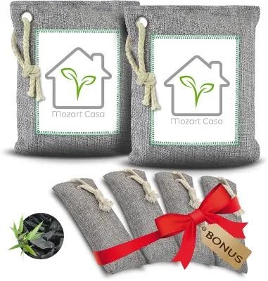 Nature Fresh Activated Charcoal Bags, Bamboo Charcoal Air Purifying Bag, Air Freshener for Home &amp; Car Air Fresheners