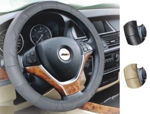 Leather Car Steering Wheel Cover