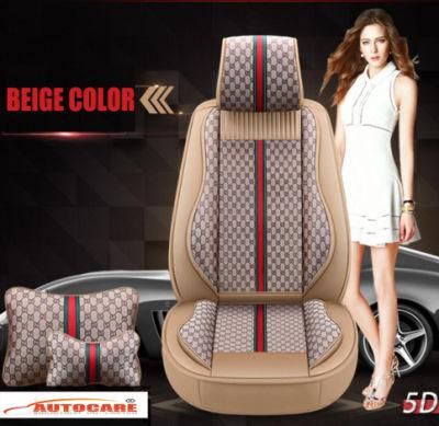 Hot Fashion Luxury Car Accessory Leather 5D Car Seat Cover