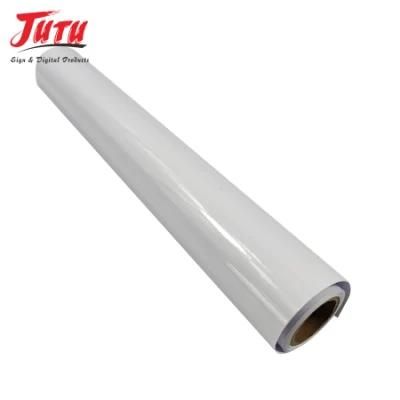 Jutu PVC Car Wrap Sticker Excellent Printability 60-140 Micron Printing Vinyl with Good Price