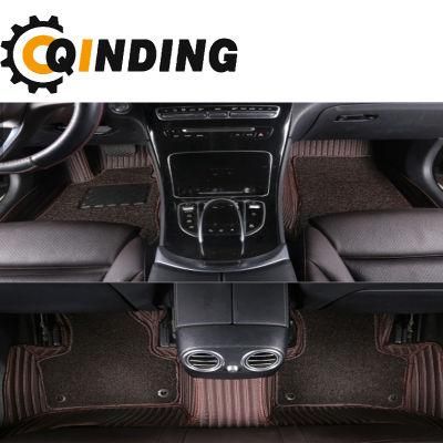 Heavy Duty Front &amp; Rear Rubber Floor Mats for Car SUV Van &amp; Truck, Black - All Weather Floor Protection