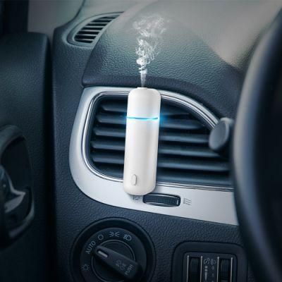 Scenta Custom Logo Electric Luxury Perfume Car Air Freshener Diffuser Ultrasonic Auto Aroma Oil Spray Car Freshener Vent Clip