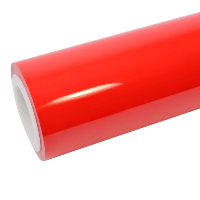 Car Wrap Vinyl Crystal Ferrari Red Vinyl Film PVC Decorative Film for Car