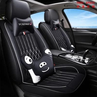 Car Accessories All Weather Seat Cover Universal Black Super-Fiber Leather Car Seat Cushion