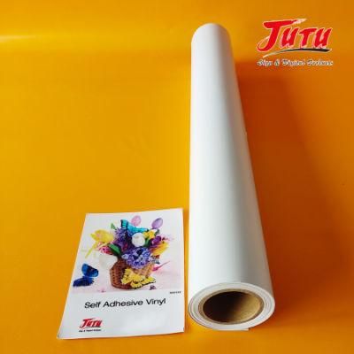 Jutu Commonly Used Self Adhesive Film Digital Printing Vinyl Suitable for a Variety of Substrates