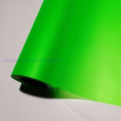 3D Sparkles Green Color Tint Car Light Film Headlight Protection