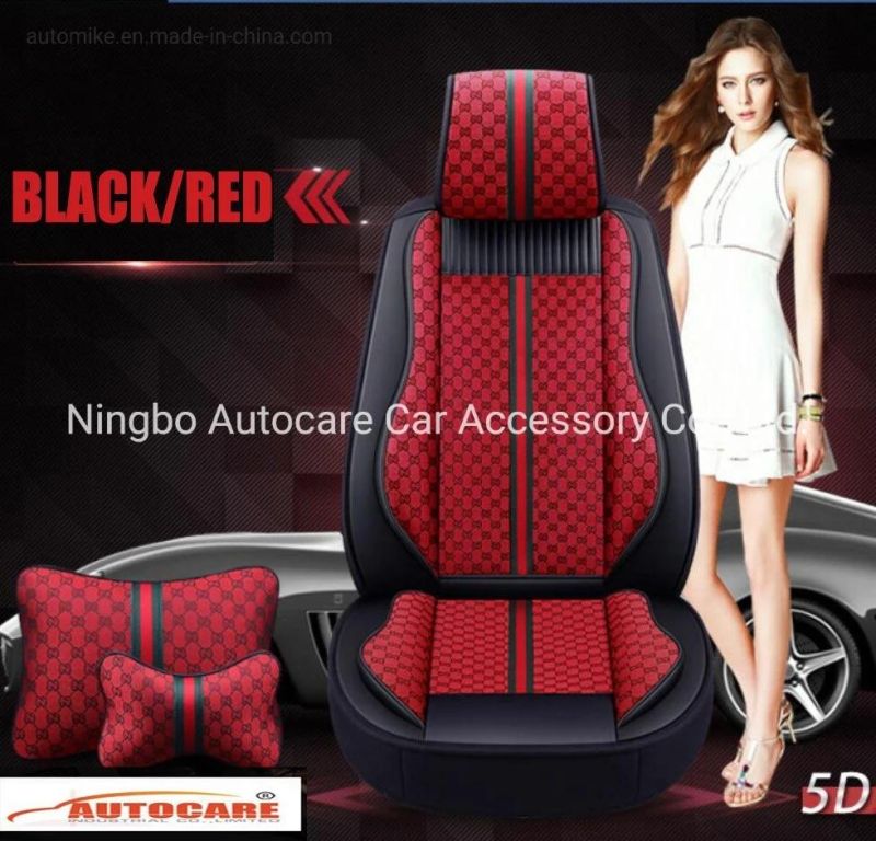 Car Accessories Car Decoration Car Seat Cushion Universal New Fashion PVC Leather Auto 9d Car Seat Cover