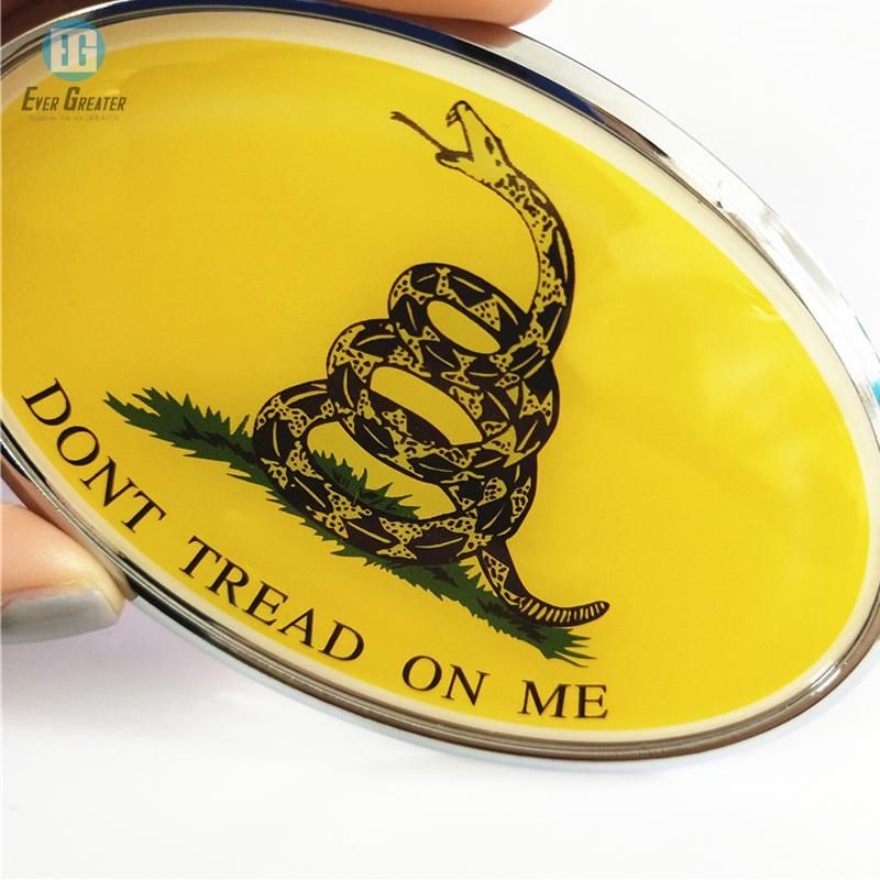 Customized Embossed Car Sticker Emblems with 3m Glue Adhesive