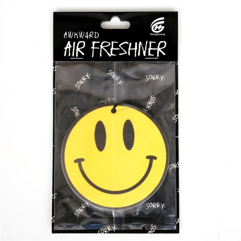 High Quality Custom Promotion Car Air Freshener Lasting Long Fragrance Paper Card Car Perfume