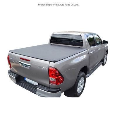 Folding Truck Bed Covers 2005-2014 Toyota Hilux Vigo Tri-Fold Soft Tonneau Cover