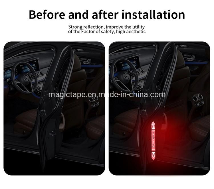 Custom Adhesive Decorative PVC Vinyl Reflective Stickers for Car Door