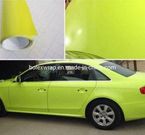 Colors Glossy Vinyl Film White Car Wraps Film Foil Bubble Free for Car Sticker Vehicle Furniture Phone Laptop