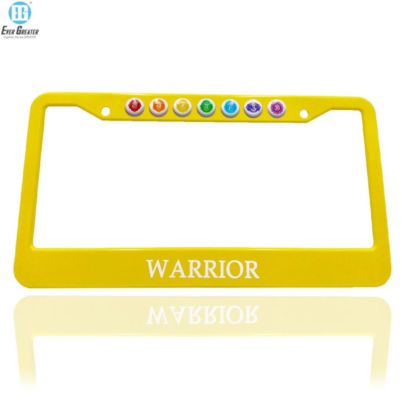 Custom Acrylic Chrome License Plate Frames