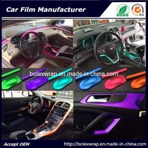 Hot Sell Rose Red Matte Chrome Ice Film Car Wrap Adhesive Vinyl 1.52m Width