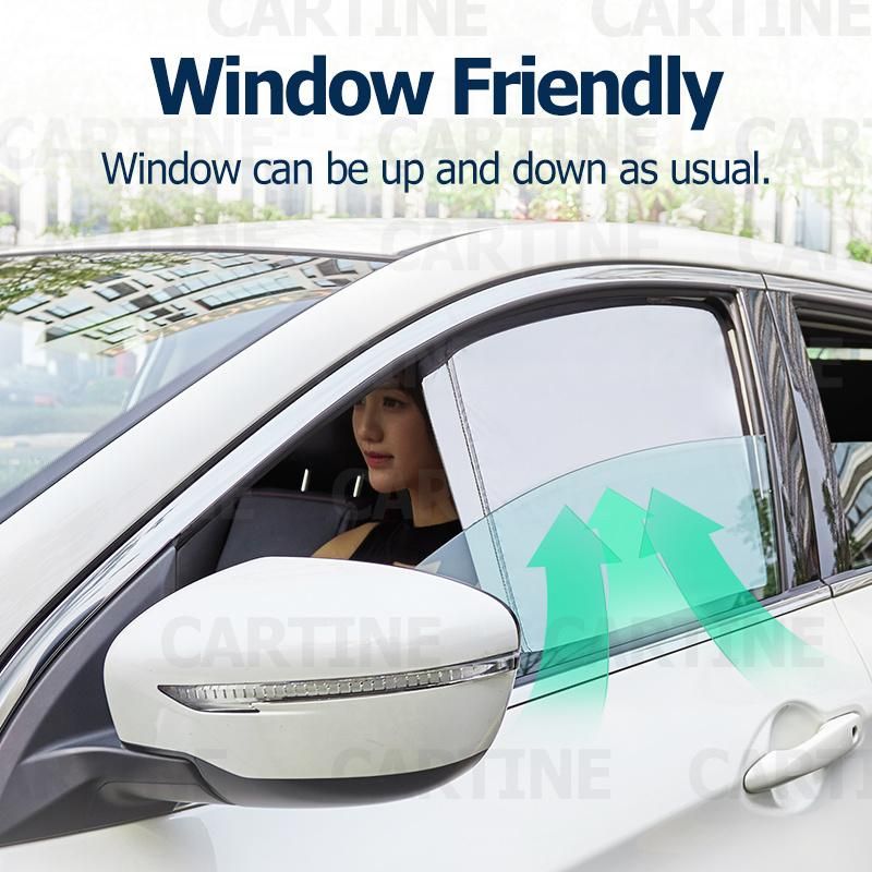 Magnetic Mesh Car Sunshade, Clip Sunshade, UV Protect Sunshade, Car Curtain