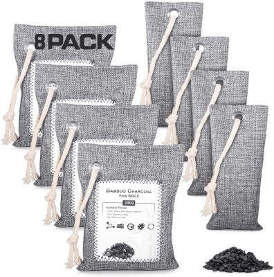 Bamboo Charcoal Air Purifying Bags - Naturally Eliminate Odors with Reusable Activated Charcoal Bags Odor Remove