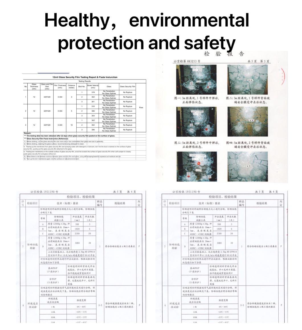 Free Sample Thermal Insulation UV Glass Film for Window