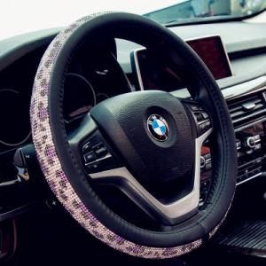 Auto Car Steering Wheel Covers Leather Car Interior Accessories