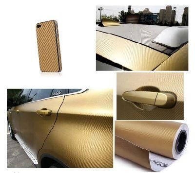 Car Decoration Film Rolls 3D Carbon Fiber Wraps Waterproof Car Sticker
