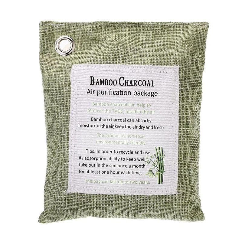Premium Biodegradable Air Purifying Bag Reusable Bamboo Charcoal Bag BPA Free