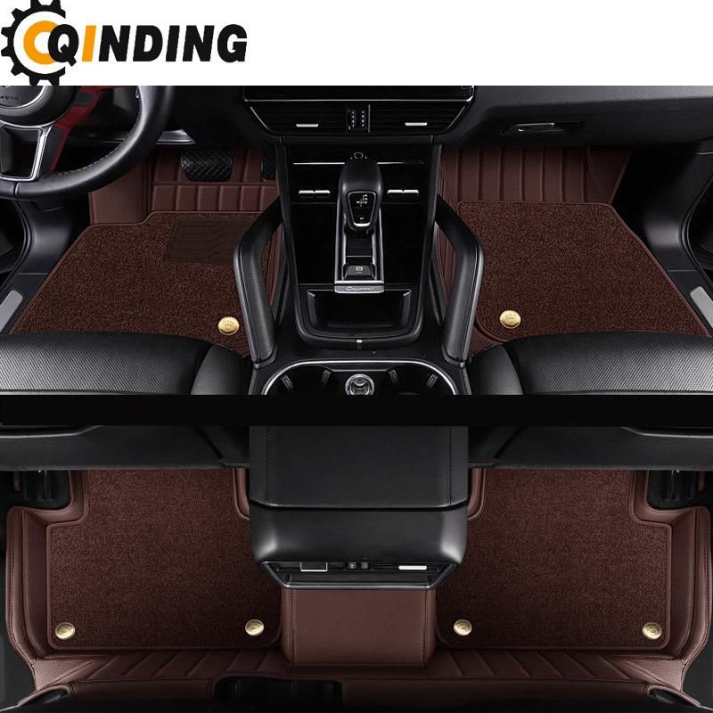 Basics 4-Piece Thick Flexible Rubber Car Floor Mat