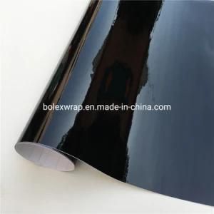 Colors Glossy Black Vinyl Film Car Film Wraps Film Foil Bubble Free for Car Sticker Film