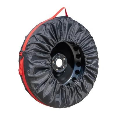 Durable Oxford Fabric Spare Tire Covers with Handle Rope Jeep Tire Cover