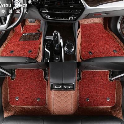 Wholesale Customized Anti-Slip Leather PVC Wire Coil 5D Car Carpet