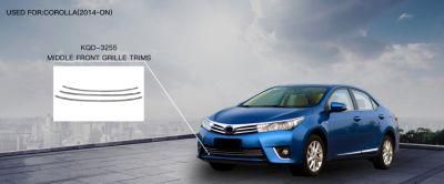 Chrome Accessories Front Grille Trims for Toyota Corolla 2014