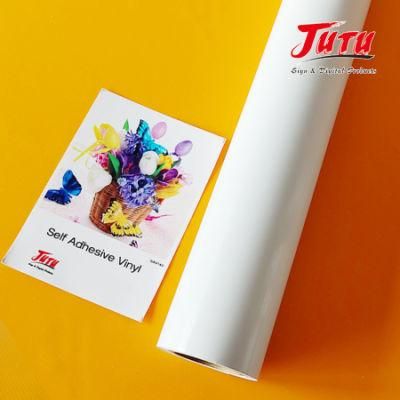 Jutu Affordable Self Adhesive Film Digital Printing Vinyl with Excellent Printability