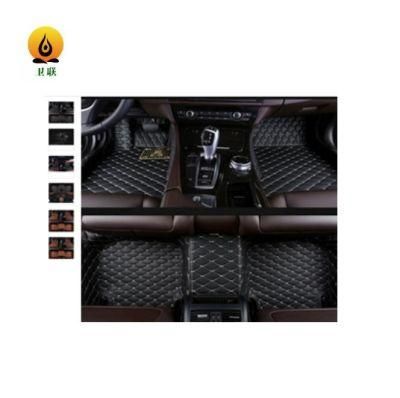 Auto High Quality 5D Leather Car Mats T4