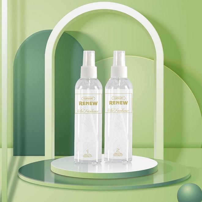 Air Freshener Spray Perfume Spray Custom Logo 200ml Blue Wind Bell Perfume Plastic Bottle Liquid