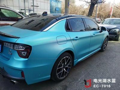 High Quality 1.52*18m Removable Satin Metallic Car Wrap Vinyl