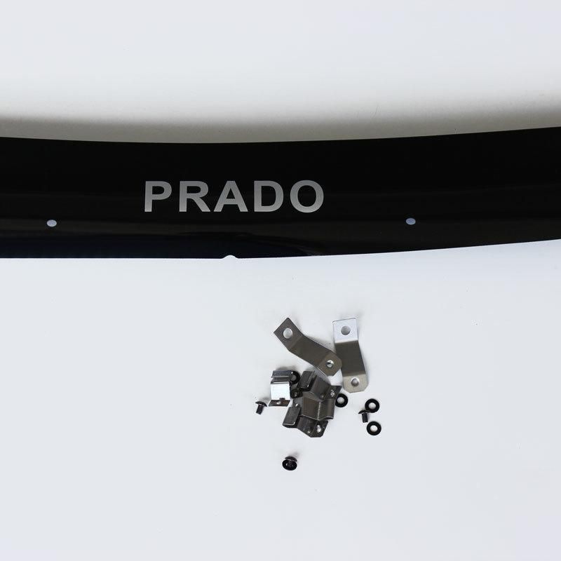 2013 Car Black Bonnet Guard with Logo Engine Trim for Land Cruiser Acrylic Compression for Prado Fj150 2010