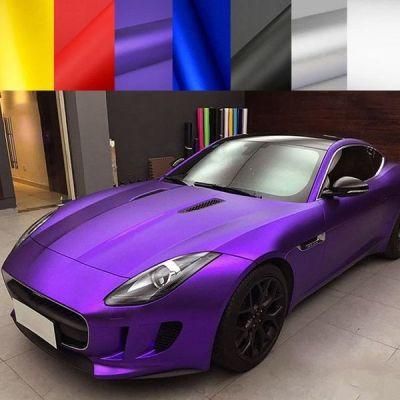 Matte Metallic Chrome Color Changing Auto Vinil Sticker Film Vinyl Wrapping Foil Paper Car Vinyl Wrap for Vehicle