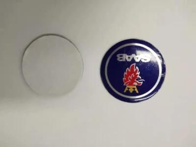 4PCS Blue 55mm Car Wheel Center Hub Caps Emblem Badge Decals Sticker