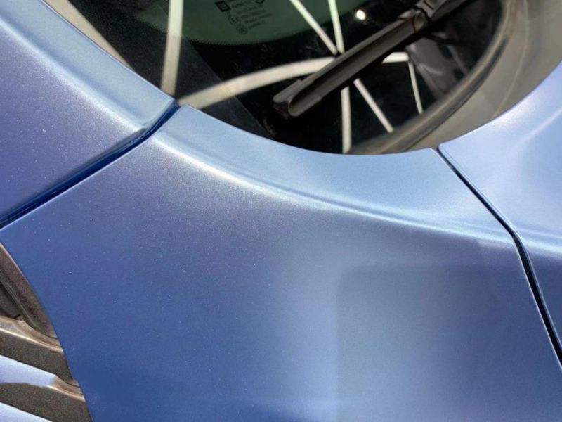 Highest Quality Pearl Metallic Mist Blue Vinyl Wrap Car Film