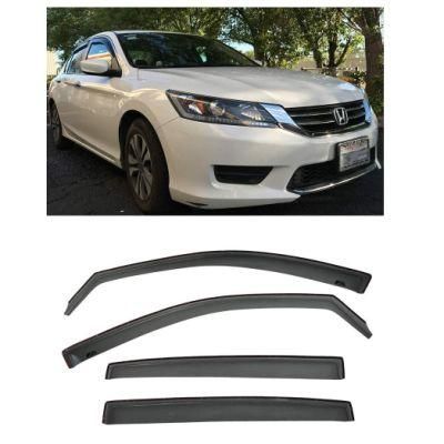 Sedan Visors in-Channel Style Smoke Tinted Side Vents Window Deflectors Rain Guard