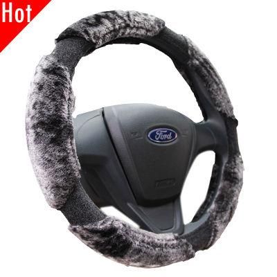 Plush Warm Car Fur Universal Winter New Steering Wheel Cover