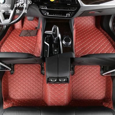 Wholesale Environment-Friendly Anti Slip PU Leather 5D Carpet Car Mat