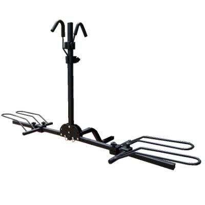 High Quality 2 Bikes Upright Hitch Mount Rack