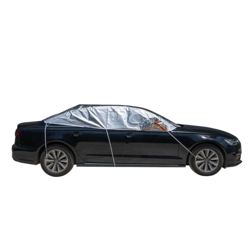 Ultrasonic Composite Technology Aluminium PEVA&Ppcotton Keep Warm Front Windshield Sun Shade SUV Snow Protection Car Cover