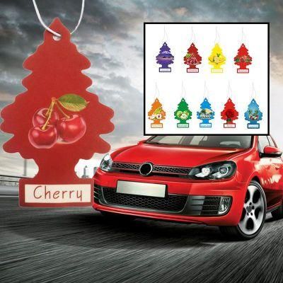 Wholesale Low MOQ Cheap Price Custom Long Lasting Scent Hanging Paper Car Air Freshener