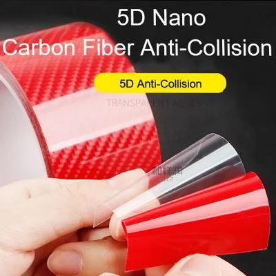 5D Red Carbon Car Vinyl Sticker for Car Surface Protection