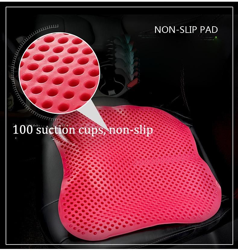 Custom Rubber Product Anti-Decubitus Breathable 3D Silicone Car Seat Cushion Summer Ventilation Massage Physiotherapy Car Sit Chair Cover Cushion Mat