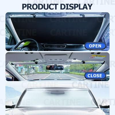 Front Windshield Roller Sunshade, Car Front Window Shield Sunshade, Sun Shades for Window Shield