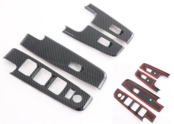 Auto Accessory Chrome and Carbon Fiber Pattern Body Sticker for D-Max 2020 2021 Pick up Truck